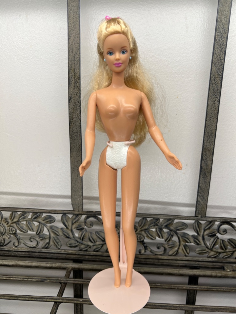 Mattel VINTAGE 1966 BARBIE TWIST&TURN With White Always On Panties Exelent Cond